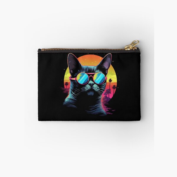 Item preview, Retro Wave Abyssinian Cat Shirt designed and sold by RedDesignSyc.