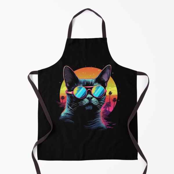 Item preview, Retro Wave Abyssinian Cat Shirt designed and sold by RedDesignSyc.