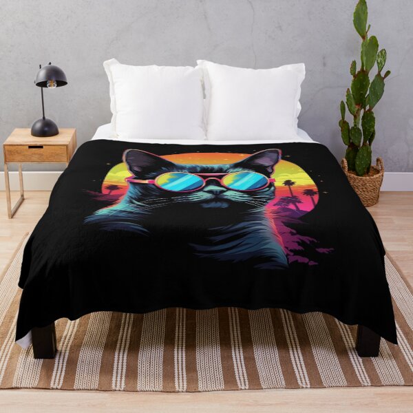 Item preview, Retro Wave Abyssinian Cat Shirt designed and sold by RedDesignSyc.