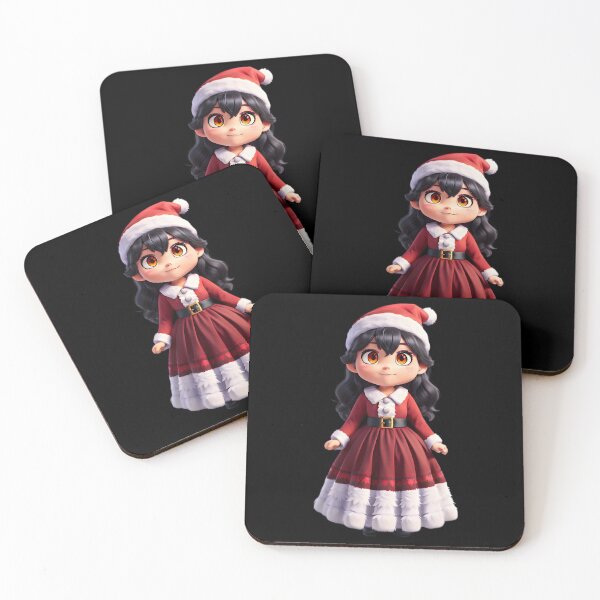 Aperçu de l'œuvre  Belle fille mignonne de Noël, Joyeux Noël créée et vendue par DarksKings5000.