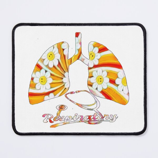 Item preview, Happy Face Flowered Lungs Respiratory designed and sold by natnat7w.