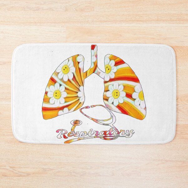 Item preview, Happy Face Flowered Lungs Respiratory designed and sold by natnat7w.