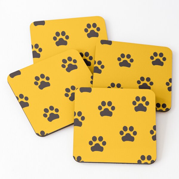 Item preview, Yellow Pattern Tiger Foot Print Decor Wall designed and sold by Yellowriversss.
