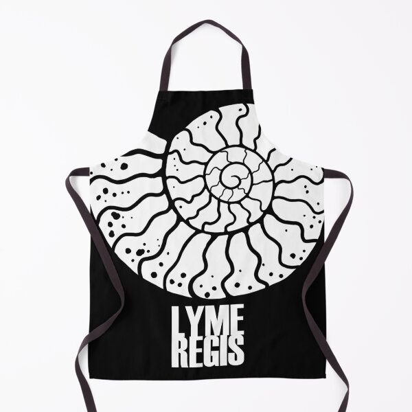 Item preview, Lyme Regis Ammonite White designed and sold by FunkyDesignDen.
