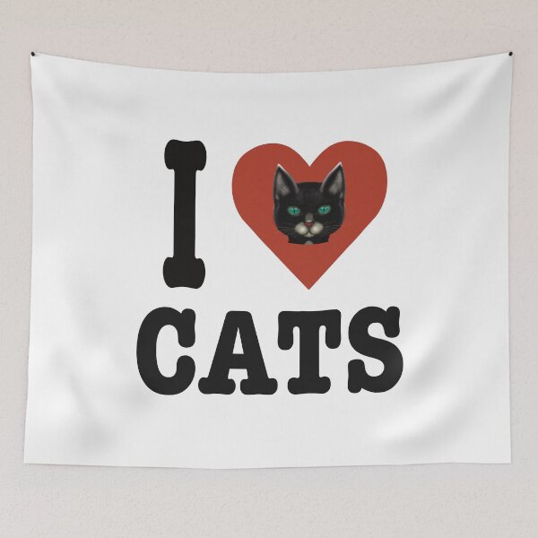 Item preview, I ❤️ Love Cats designed and sold by KateVanFloofno1.