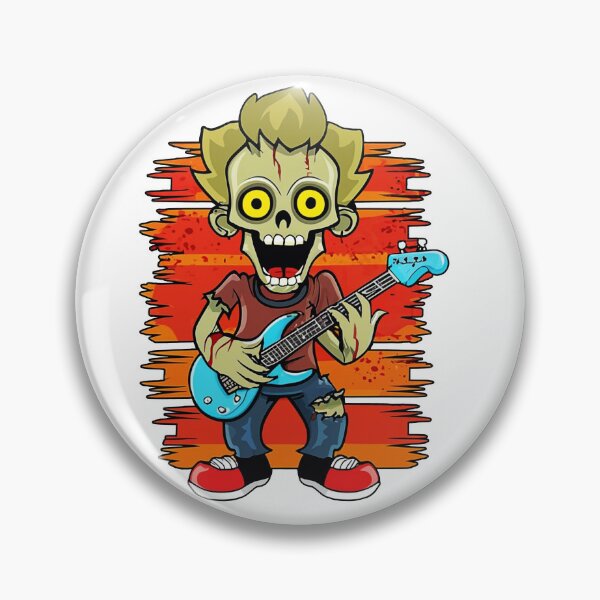 Artikelvorschau, Zombie-Rocker entworfen und verkauft von NotesForMusic.