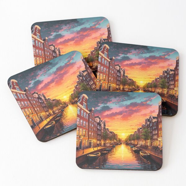 Item preview, Amsterdam's Whispering Waters designed and sold by canvasriddle.