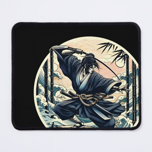 Item preview, Ninjutsu Ukiyo-e Zen Wave Design designed and sold by RedDesignSyc.