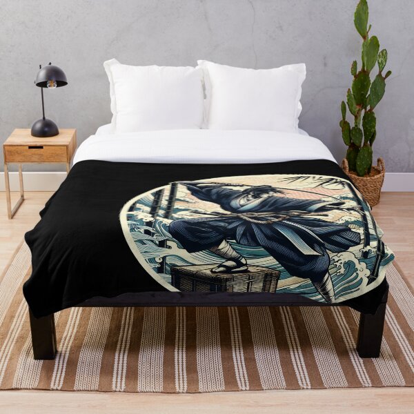 Item preview, Ninjutsu Ukiyo-e Zen Wave Design designed and sold by RedDesignSyc.
