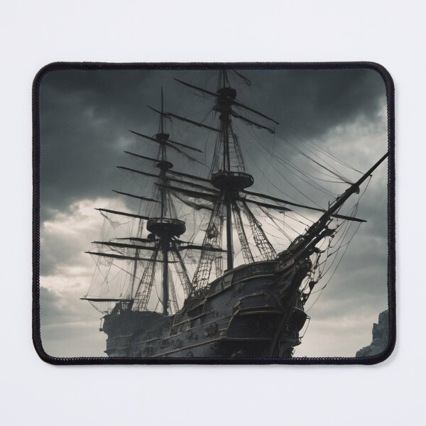 Item preview, Stormy pirate ship designed and sold by kiwimick.