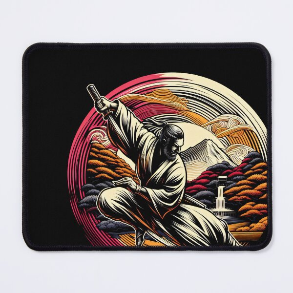 Item preview, Ninjutsu Ukiyo-e Mountain Design designed and sold by RedDesignSyc.