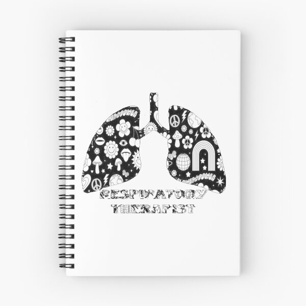 Item preview, Black and White Flower Power Respiratory Therapist designed and sold by natnat7w.