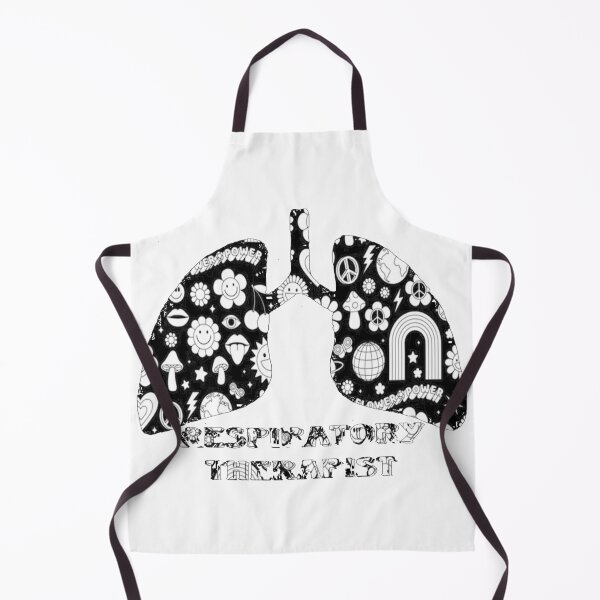 Item preview, Black and White Flower Power Respiratory Therapist designed and sold by natnat7w.