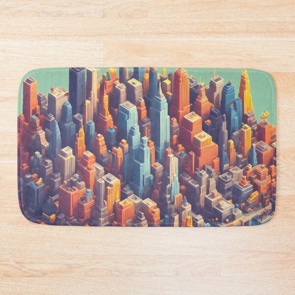 Item preview, Colorful Geometric Metropolis designed and sold by Andreas M. Mueller.