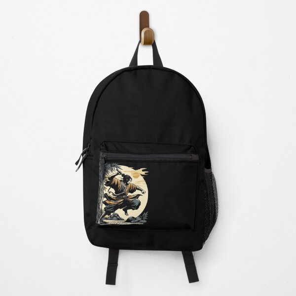 Item preview, Ninjutsu Pose Ukiyo-e Circle Design designed and sold by RedDesignSyc.