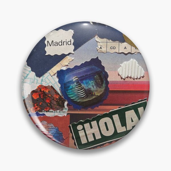 Item preview, Madrid themed analog collage designed and sold by Ponted.