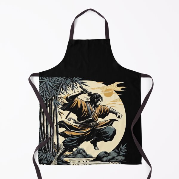 Item preview, Ninjutsu Pose Ukiyo-e Circle Design designed and sold by RedDesignSyc.