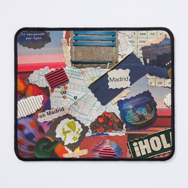 Item preview, Madrid themed analog collage designed and sold by Ponted.