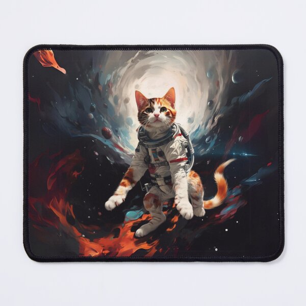 Item preview, cat on a space trip designed and sold by TIDALI-Prints.
