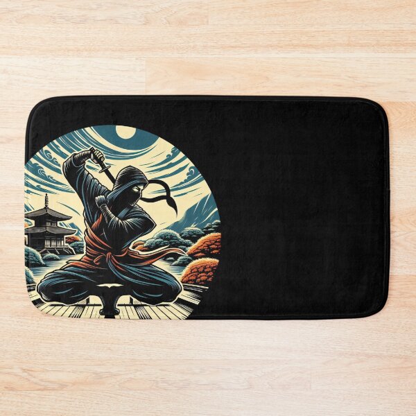 Item preview, Ninjutsu Pose Ninja Circle Design designed and sold by RedDesignSyc.