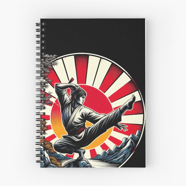 Item preview, Ninjutsu Pose Fighter japanese Flag Design designed and sold by RedDesignSyc.