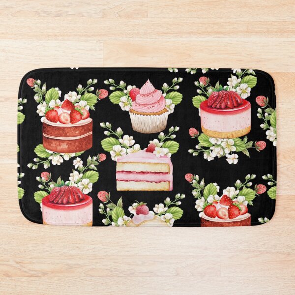 Item preview, Strawberry Pastry Pattern designed and sold by Hawa Shama.