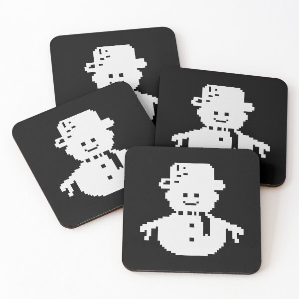 Item preview, White Snowman pixel art designed and sold by Xatutik.art.