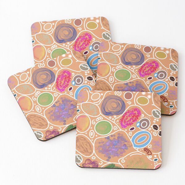 Item preview, Doodle Art - Circle Overload in burnt orange designed and sold by Dorothea Neumann.