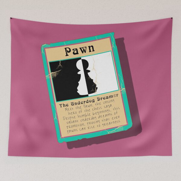 Item preview, The Underdog Dreamer Chess Pawn Trading Card designed and sold by Fun Funky Designs.