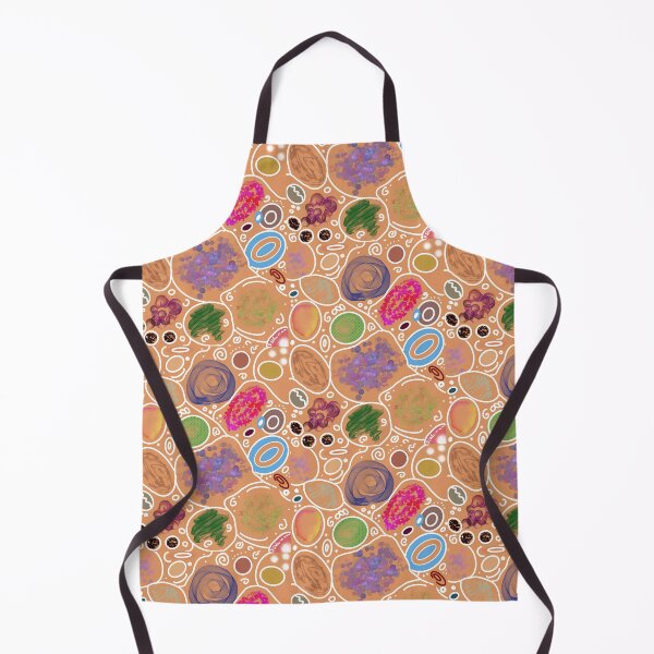 Item preview, Doodle Art - Circle Overload in burnt orange designed and sold by Dorothea Neumann.