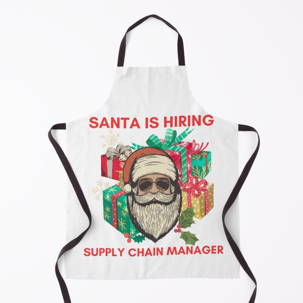 Item preview, Santa is hiring, supply chain manager, logistics christmas designed and sold by NoetherSym.