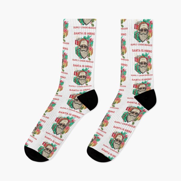 Item preview, Santa is hiring, supply chain manager, logistics christmas designed and sold by NoetherSym.