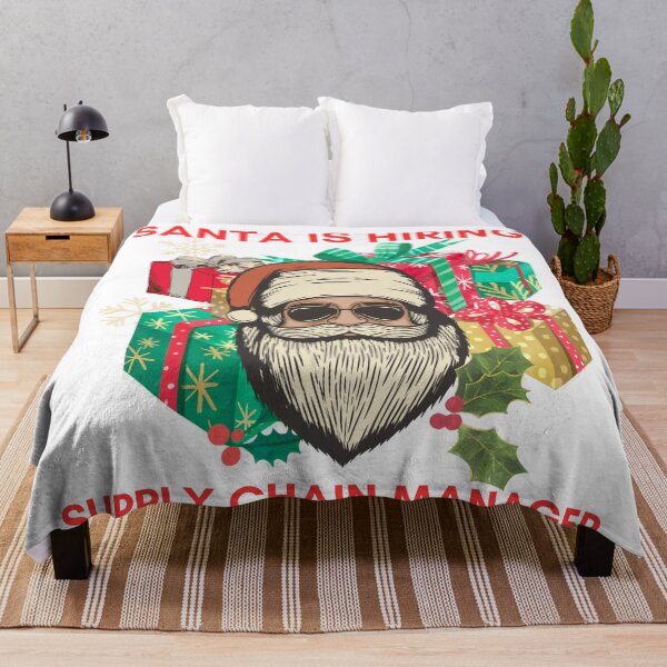 Item preview, Santa is hiring, supply chain manager, logistics christmas designed and sold by NoetherSym.