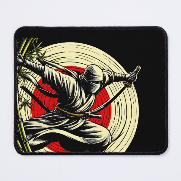 Item preview, Ninjutsu Ninja Fighter Japan Sun Circle Design designed and sold by RedDesignSyc.