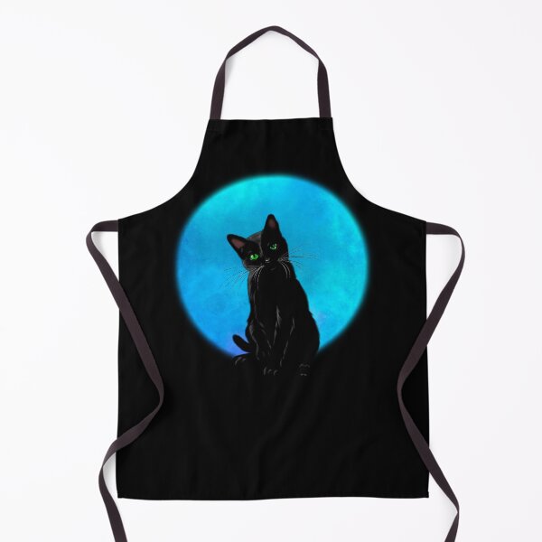 Item preview, Cat with full moon designed and sold by Yuno no ie.