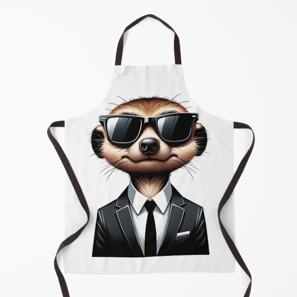 Artikelvorschau, Erdmännchen in Black: Geheimagent entworfen und verkauft von fkdesignsshirts.