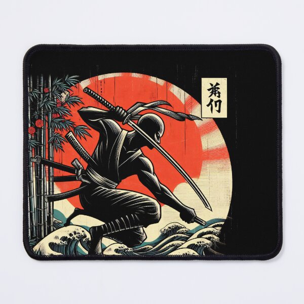 Item preview, Ninjutsu Katana Ninja Fighter Japan Sun Design designed and sold by RedDesignSyc.
