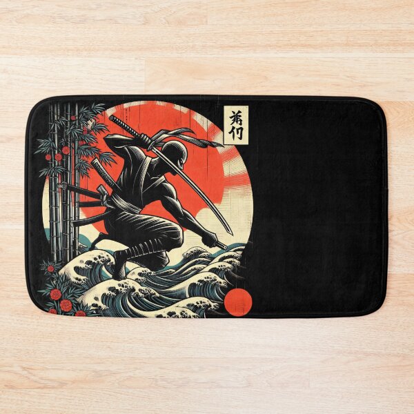 Item preview, Ninjutsu Katana Ninja Fighter Japan Sun Design designed and sold by RedDesignSyc.