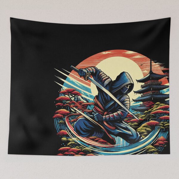 Item preview, Ninjutsu Katana Ninja Fighter Design designed and sold by RedDesignSyc.