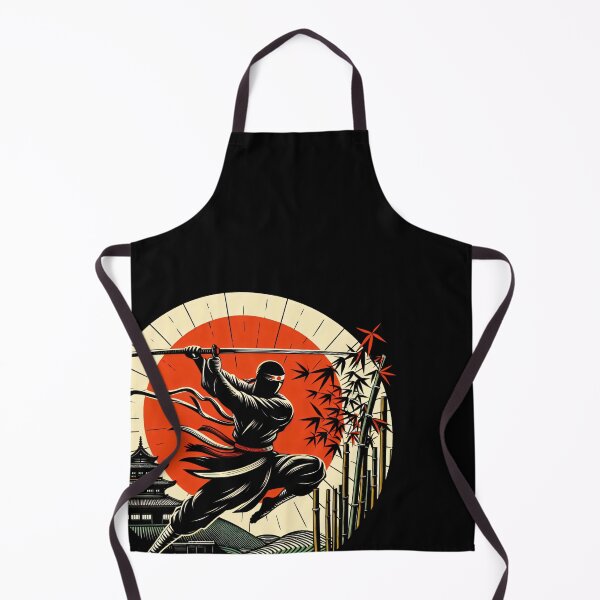 Item preview, Ninjutsu Katana Fighter japanese Flag Design designed and sold by RedDesignSyc.