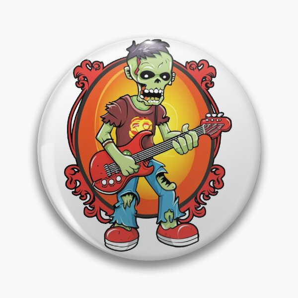 Artikelvorschau, Zombie-Gitarrist entworfen und verkauft von NotesForMusic.