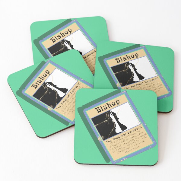 Item preview, The Diagonal Daredevil Chess Bishop Trading Card designed and sold by Fun Funky Designs.