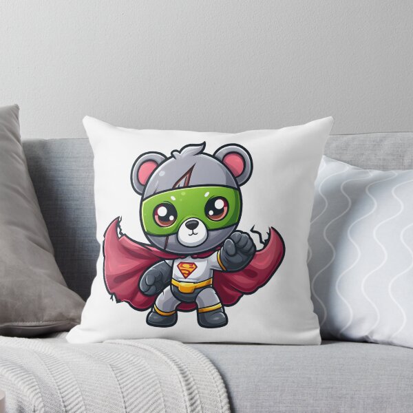 Item preview, Cute Bear Superhero Kawai designed and sold by TeddybearClub.