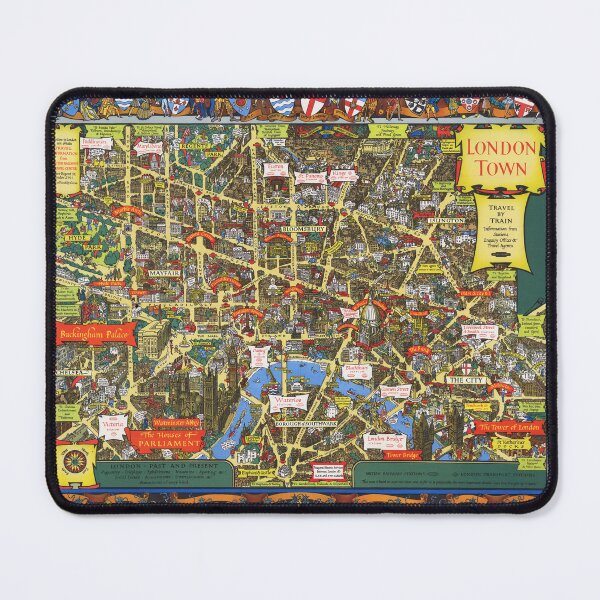 Item preview, Map of London Town designed and sold by colourfind.