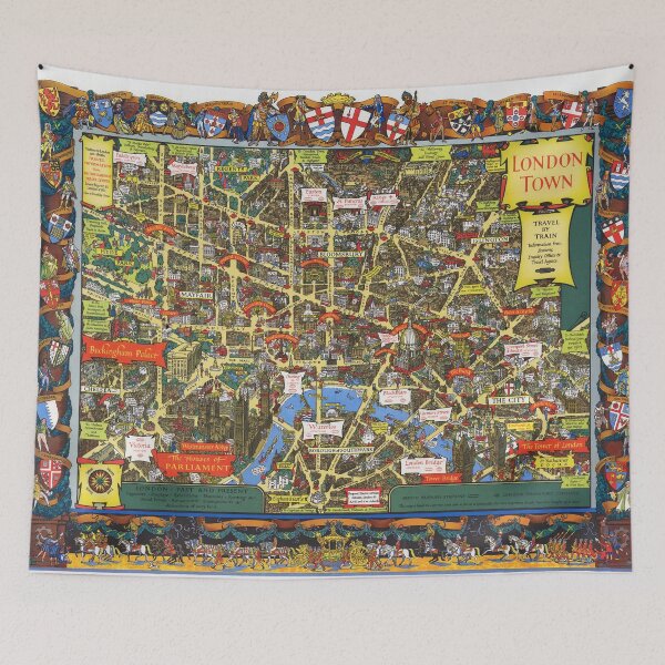 Item preview, Map of London Town designed and sold by colourfind.