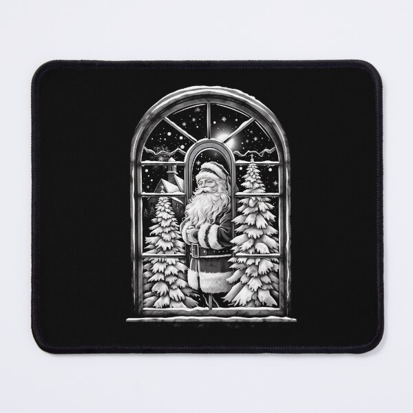 Item preview, Santa Claus Night Scene Window Pictures for Chalk Marker designed and sold by AnnaMDesign.