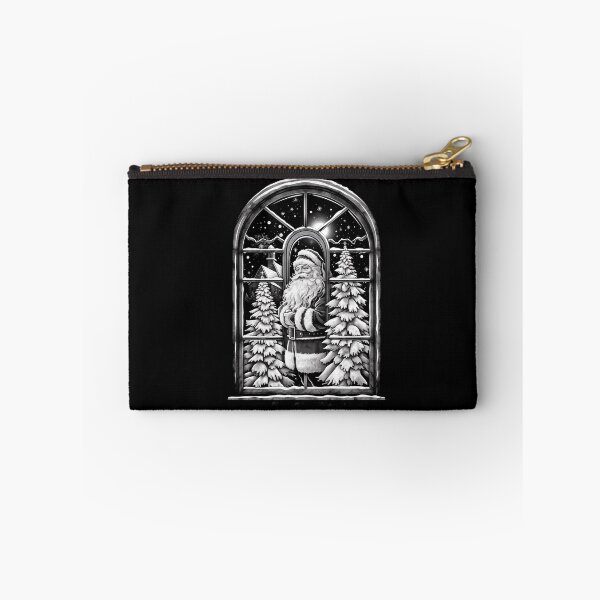 Item preview, Santa Claus Night Scene Window Pictures for Chalk Marker designed and sold by AnnaMDesign.