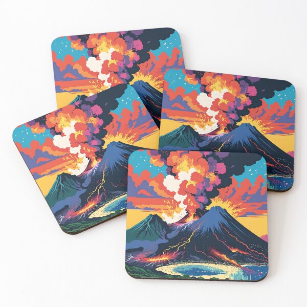 Item preview, japanese volcanic explosion designed and sold by PIGCASSOSAIART.