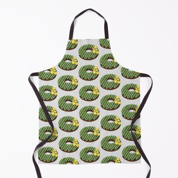Item preview, Green tea doughnut with yellow flowers. designed and sold by aiko-p.
