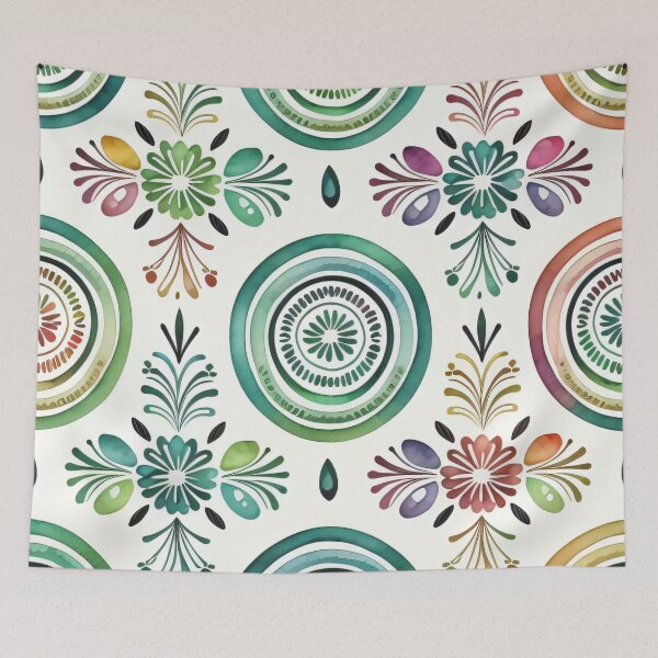 Item preview, Patrón bohemio chic designed and sold by Printsalotl.
